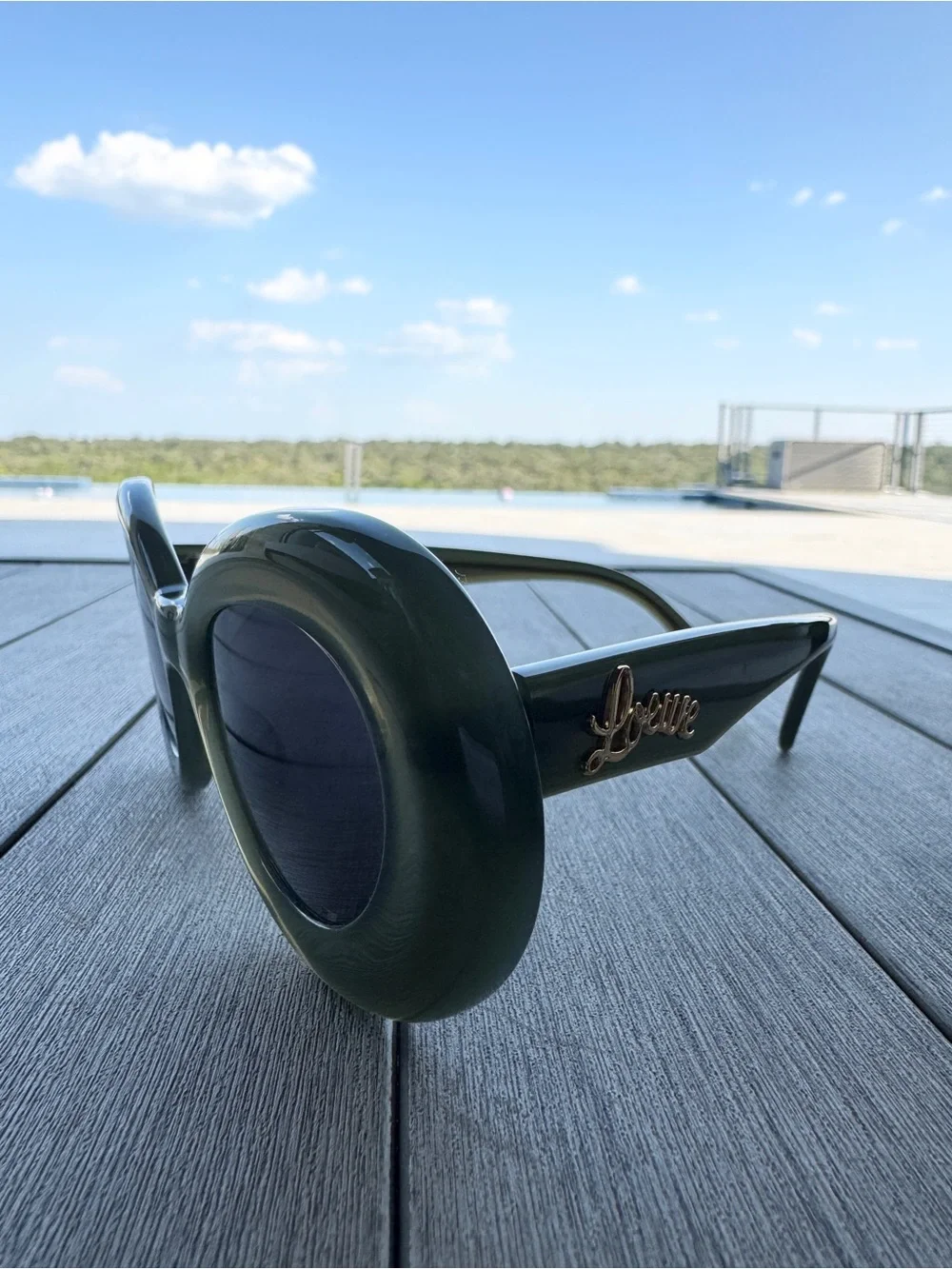 Loewe Curvy 47 mm Butterfly Sunglasses